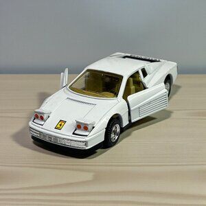 1980s MC Toys Ferrari Testarossa Diecast Model Car 1:36 Scale